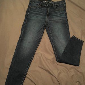 American Eagle size 12 dark wash jeans